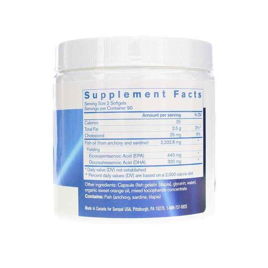 Finest Pure Fish Oil Capsules, PHX